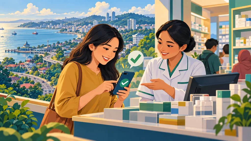 Ilustrasi verifikasi informasi Apotek BPJS Balikpapan melalui kanal yang tepat