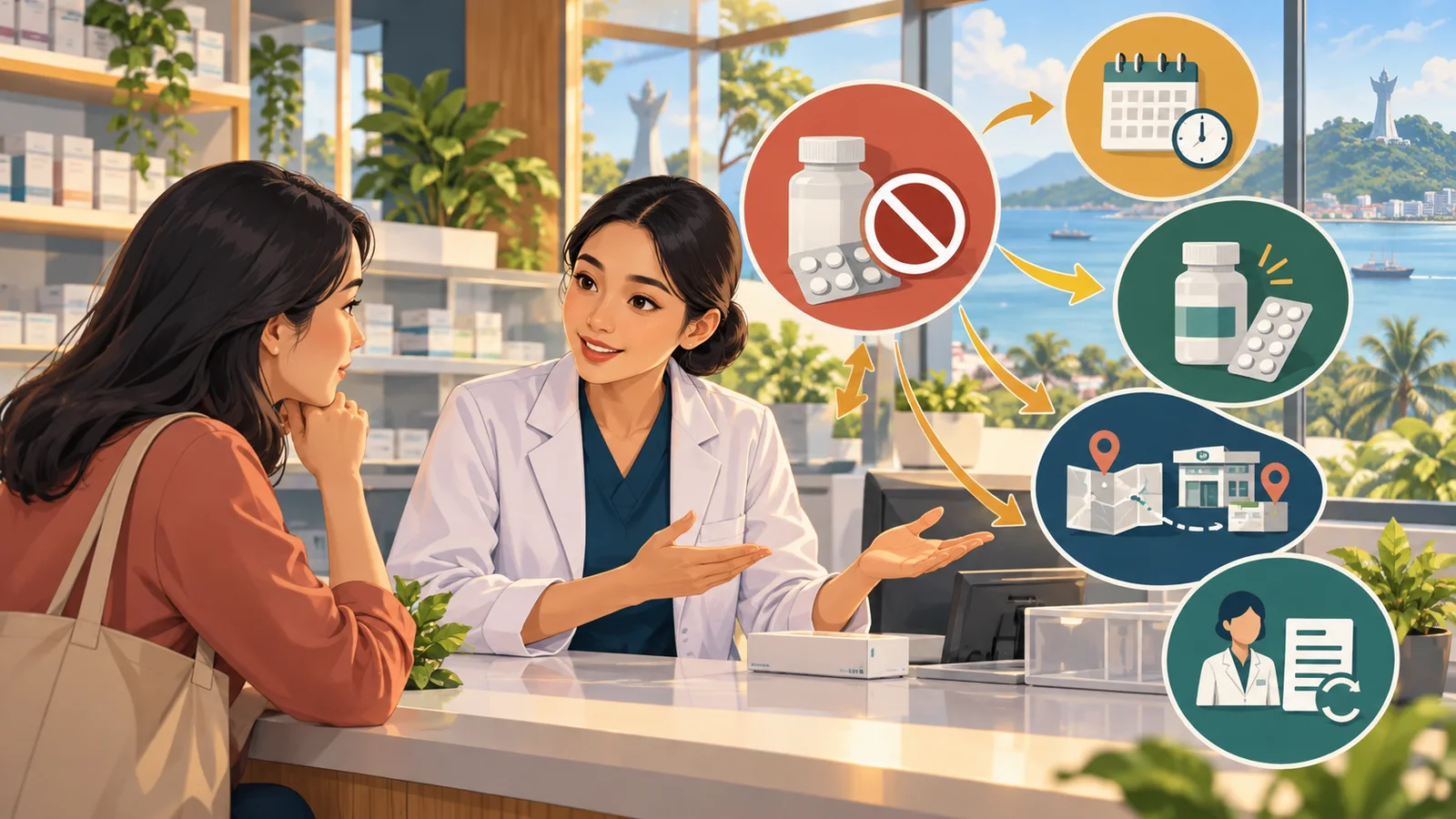 Langkah aman saat obat PRB tidak tersedia dengan daftar tindakan